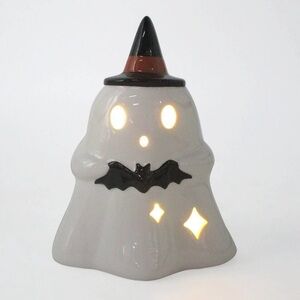 Target Bullseye’s Playground Halloween Light Up Ceramic Figural Witch Hat Ghost